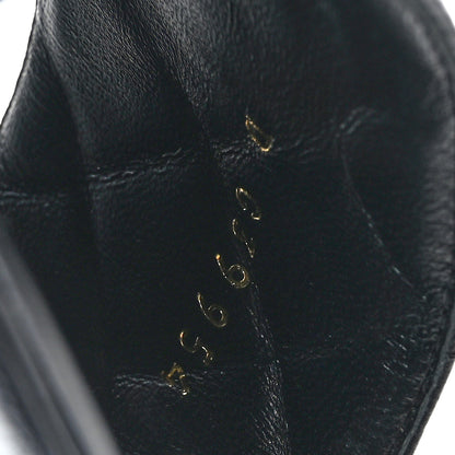 Chanel Shiny Goatskin Quilted CC Mules Sandals 40.5 Black 6 of 8