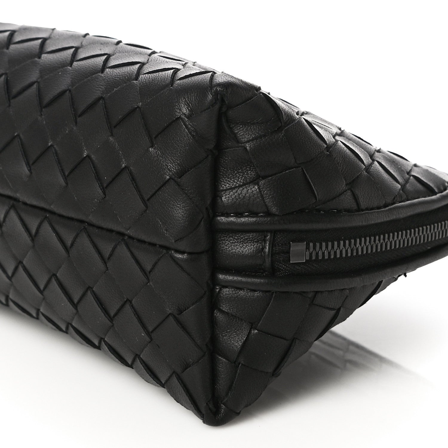 Bottega Veneta Nappa Intrecciato Cosmetic Case Black 11 of 12
