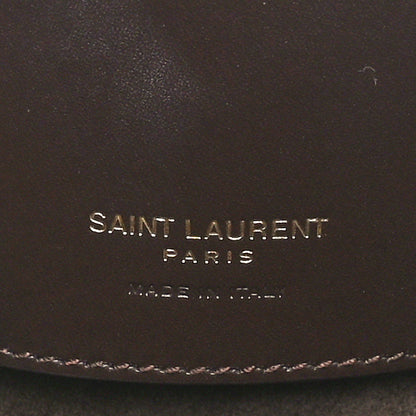 Saint Laurent Shiny Calfskin Le 37 Bucket Bag Arabica 8 of 11