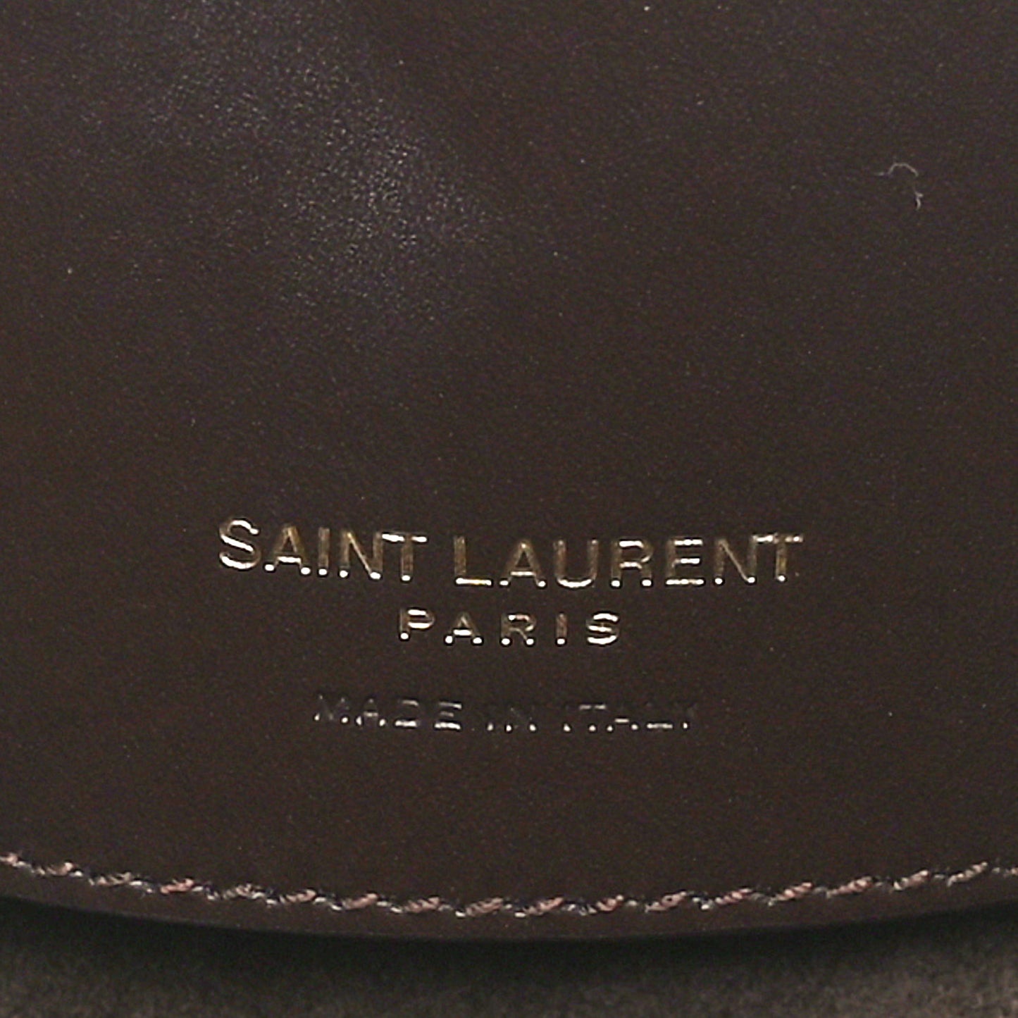 Shiny Calfskin Le 37 Bucket Bag Arabica