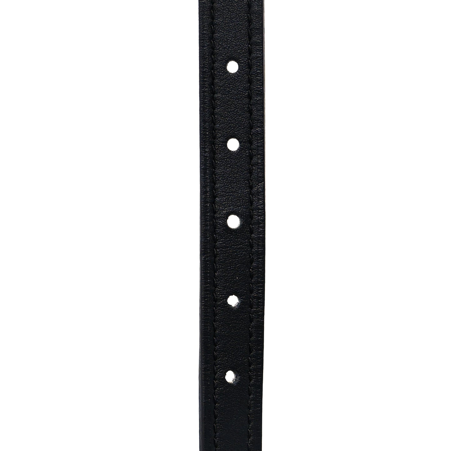 Epsom Swift Gourmette Equestre 13mm Belt 75 Black Etoupe