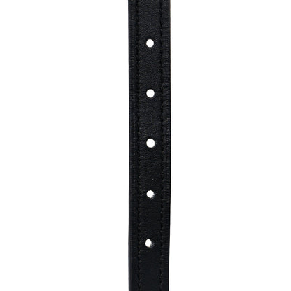 Hermes Epsom Swift Gourmette Equestre 13mm Belt 75 Black Etoupe 5 of 5