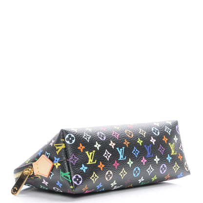 Louis Vuitton Monogram Multicolor Cosmetic Pouch Black Grenade 4 of 8