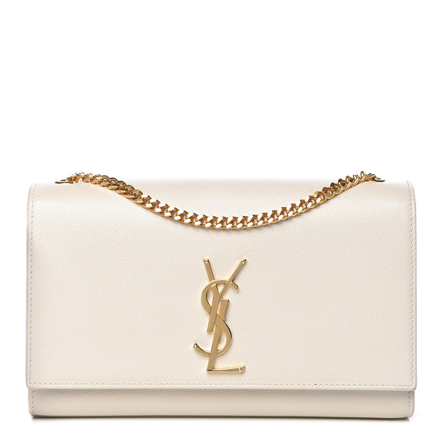 Grain De Poudre Medium Classic Monogram Kate Satchel Porcellana
