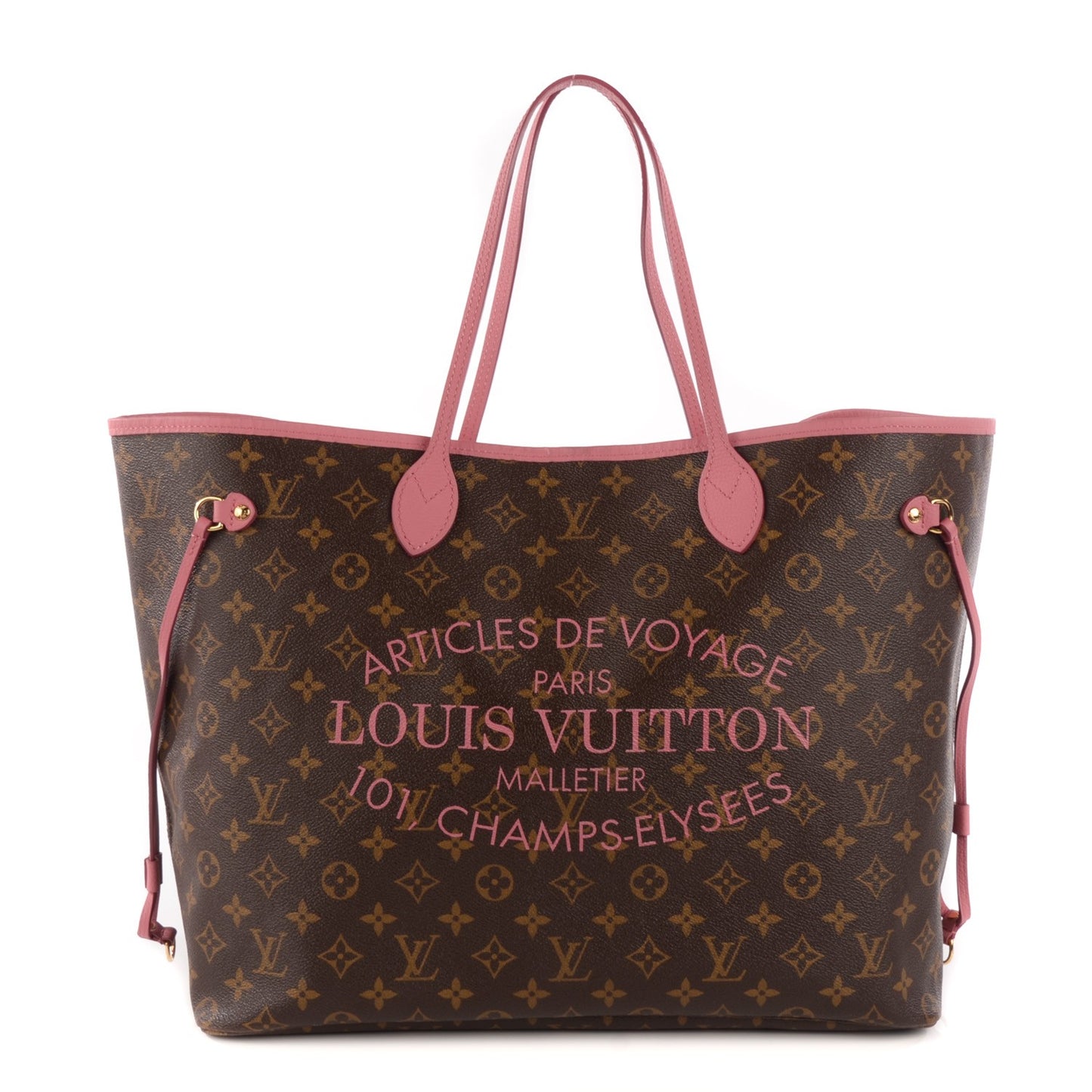 Monogram Articles de Voyage Ikat Neverfull GM Rose Velours