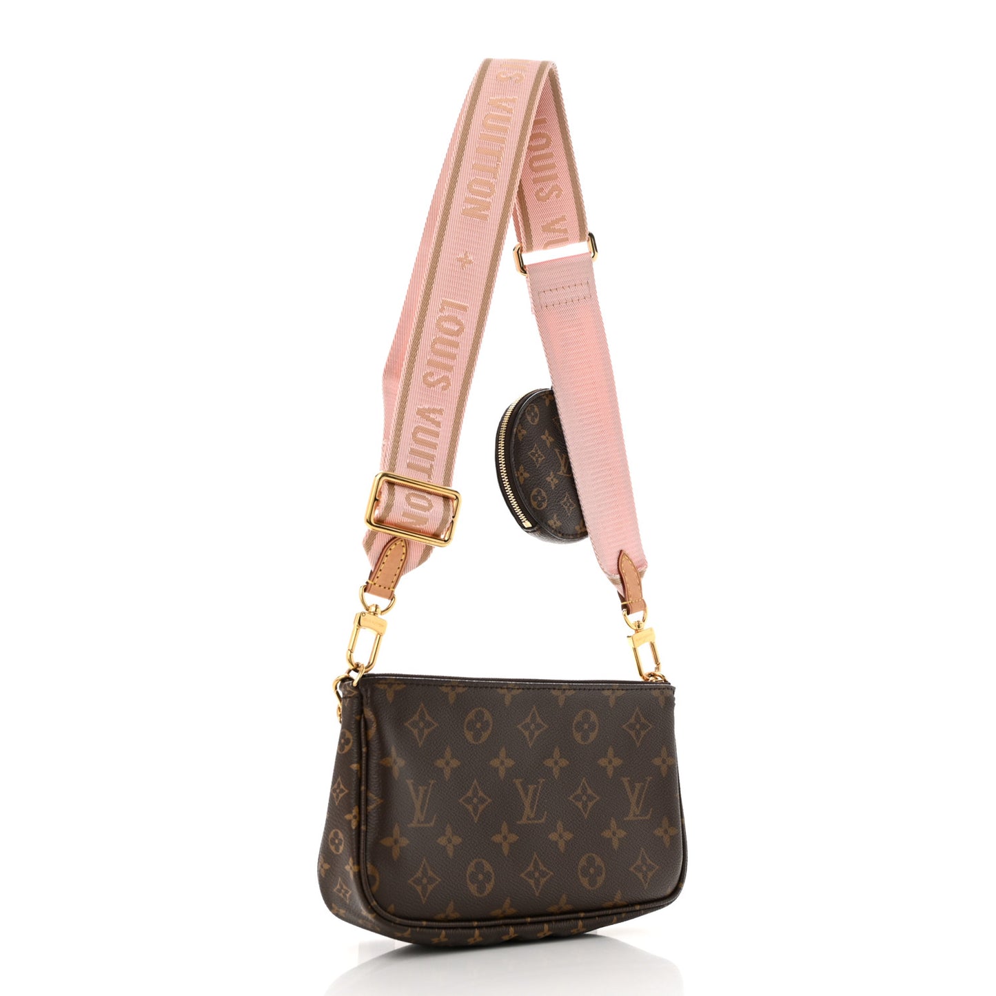 Monogram Multi Pochette Accessories Rose Clair