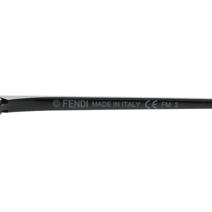 Fendi Metal F is Fendi Printed Run Away Round Frame Sunglasses FF 0343/S Black 6 of 7
