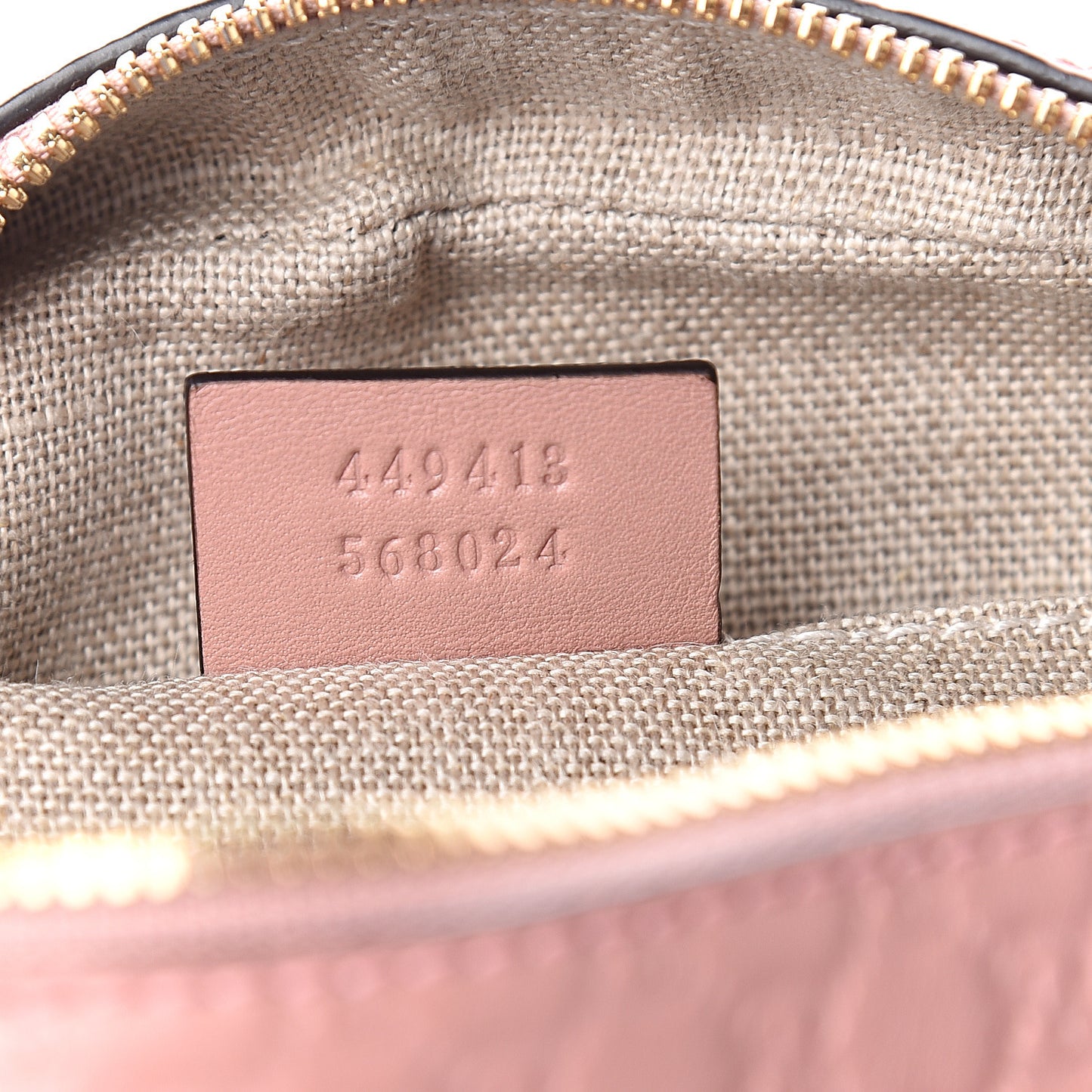 Soft Microguccissima Mini Bree Messenger Bag Soft Pink