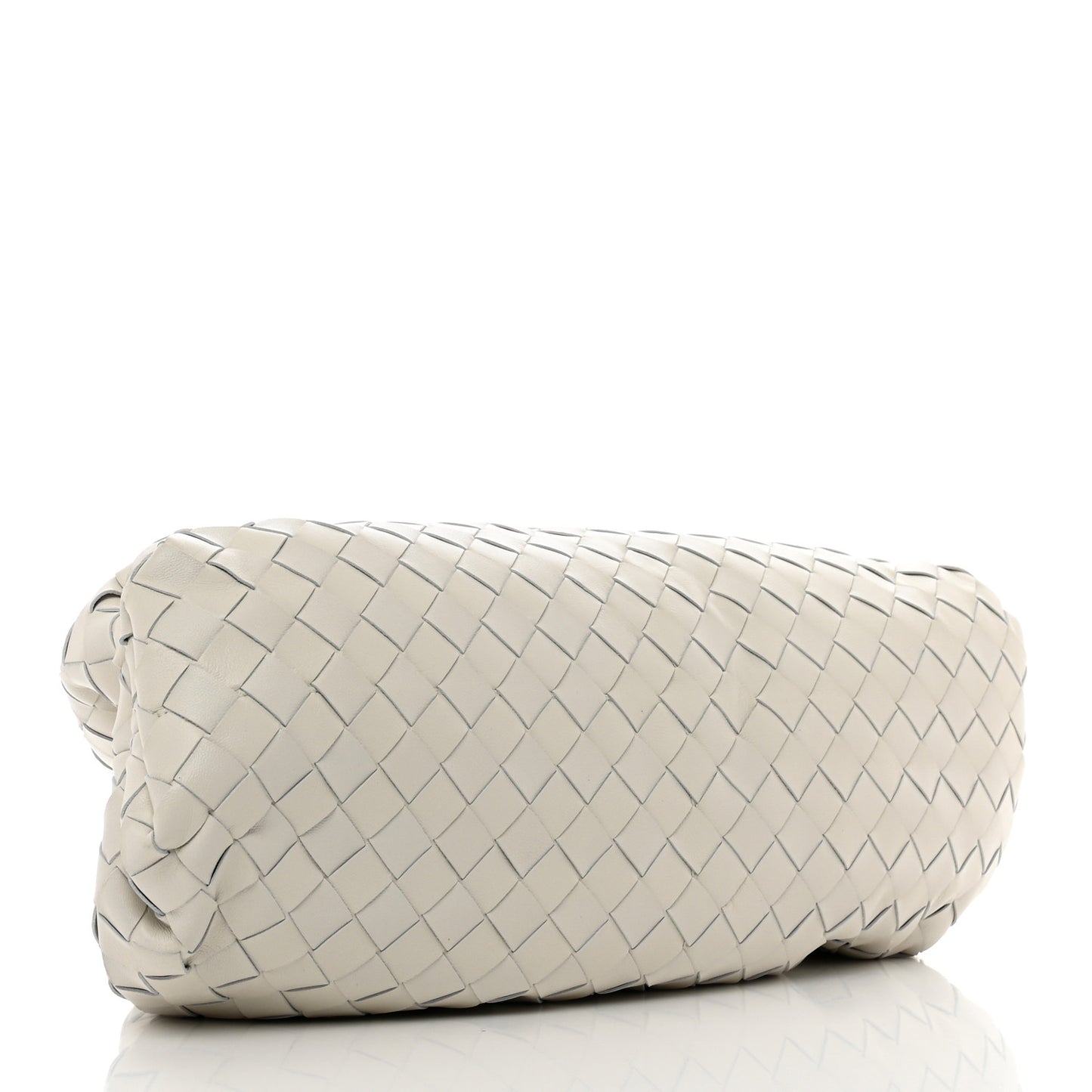 Nappa Maxi Intreccio The Pouch Oversized Clutch Plaster