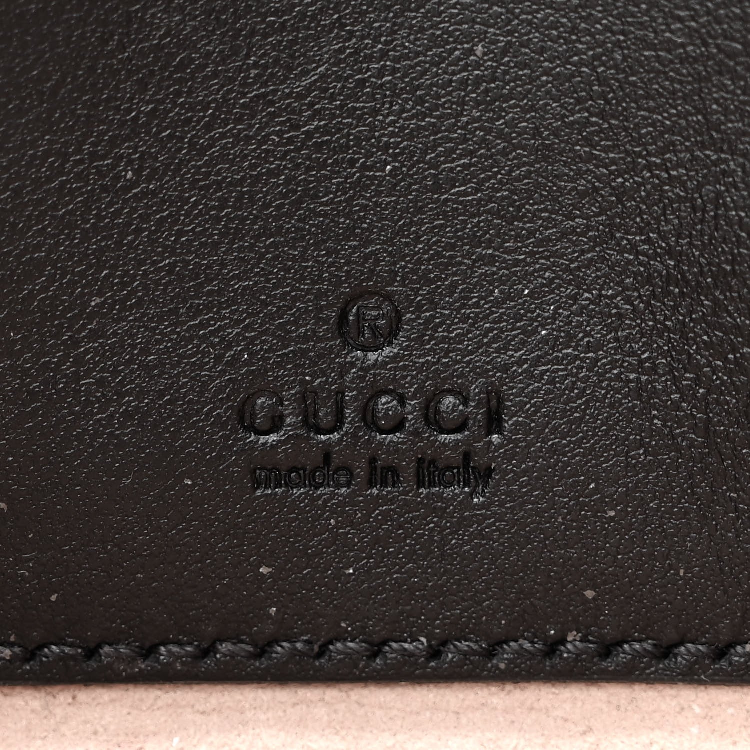 Gucci Calfskin Matelasse Mini GG Marmont Chain Crossbody Bag Black 6 of 12