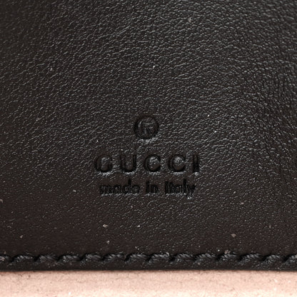 Gucci Calfskin Matelasse Mini GG Marmont Chain Crossbody Bag Black 6 of 12