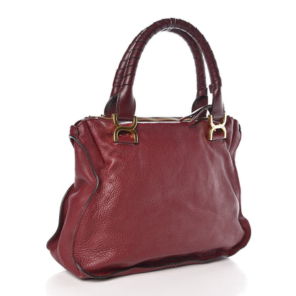 Chloe Calfskin Medium Marcie Satchel Cocoa 3 of 7