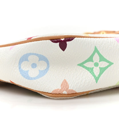 Louis Vuitton Monogram Multicolor Pochette Accessories White 8 of 13