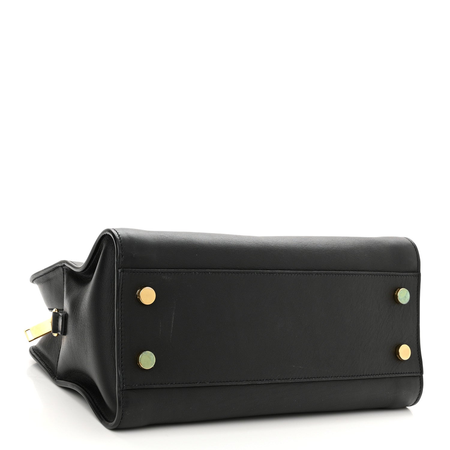 Saint Laurent Calfskin Monogram Baby Cabas Black 4 of 11