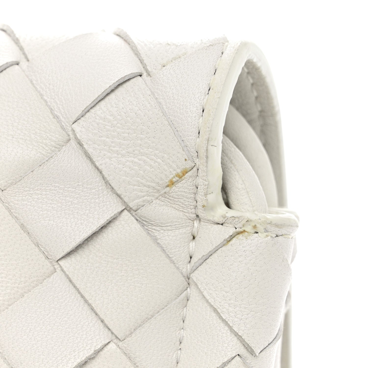 Bottega Veneta Nappa Intrecciato Medium Knot Flap Crossbody White 11 of 15