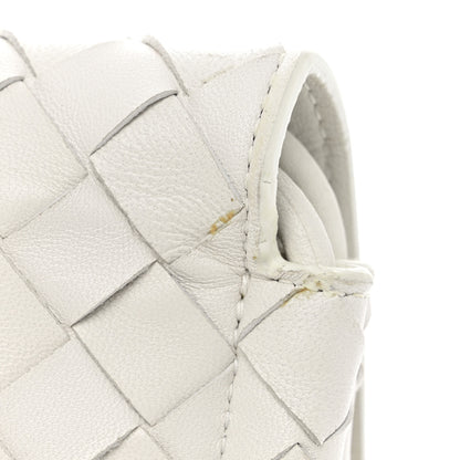 Bottega Veneta Nappa Intrecciato Medium Knot Flap Crossbody White 11 of 15