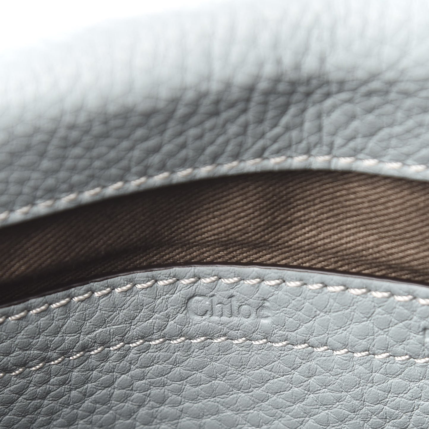Calfskin Mini Marcie Round Crossbody Bag Faded Blue