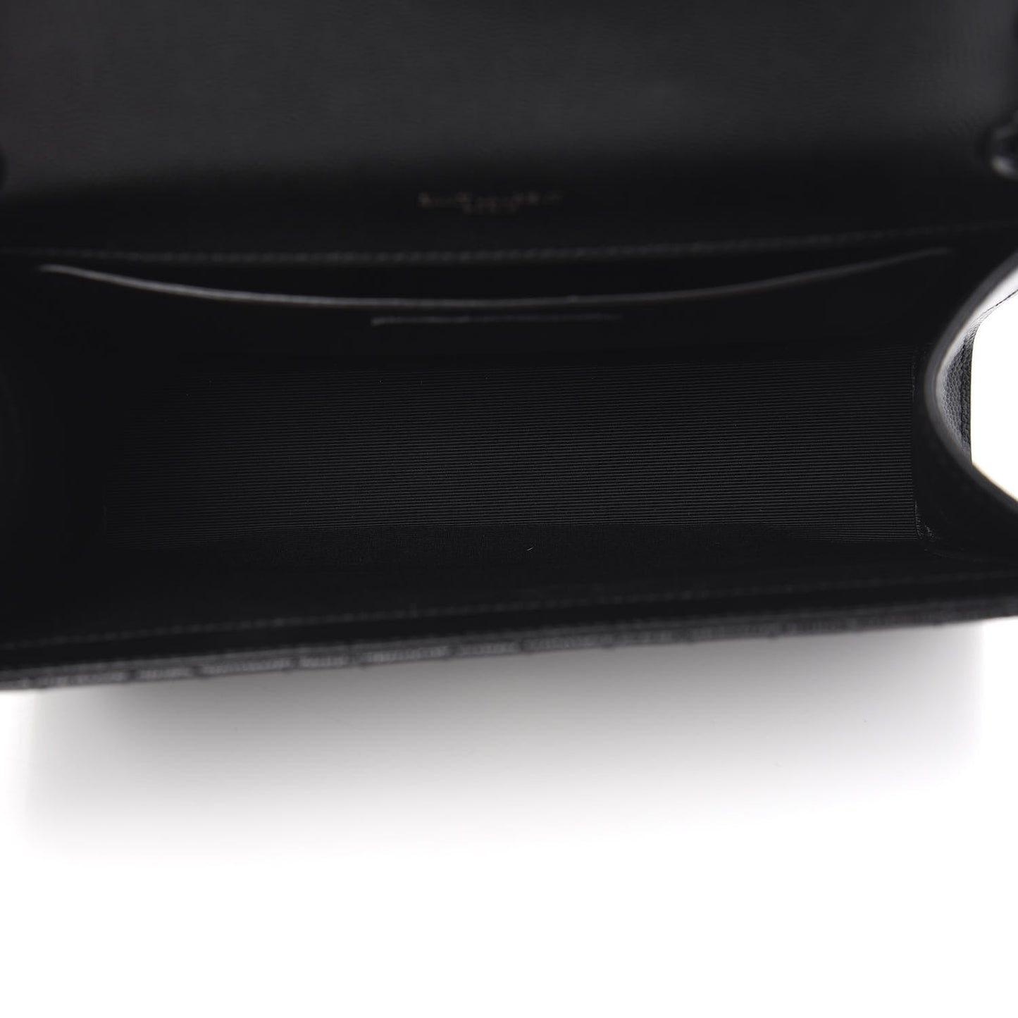 Grain De Poudre Textured Mixed Matelasse Triquilt Medium Monogram Satchel Black