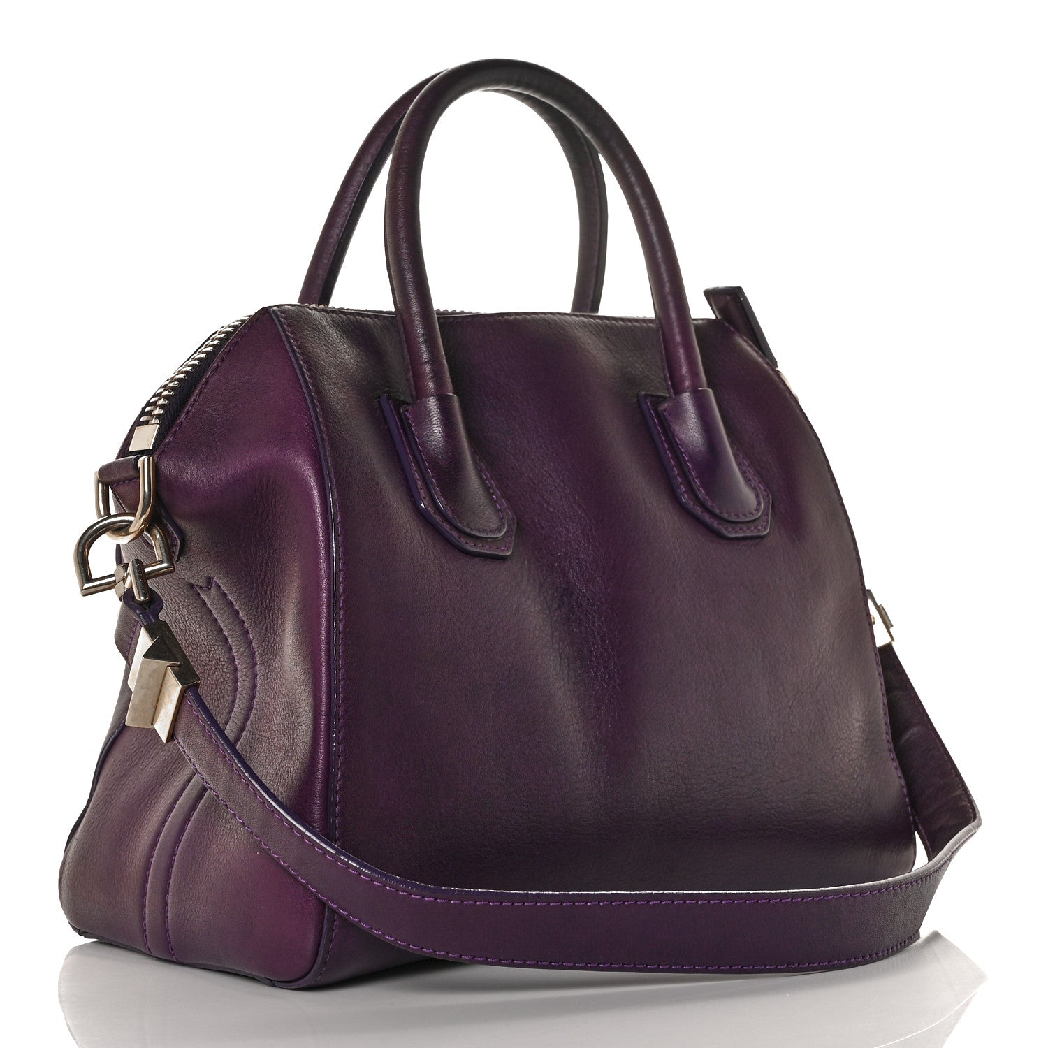 Givenchy Sugar Goatskin Small Antigona Dark Purple 2 of 7
