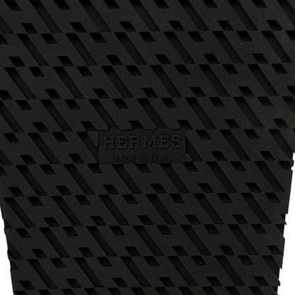 Hermes Suede Calfskin Go Mules 39 Black 13 of 18