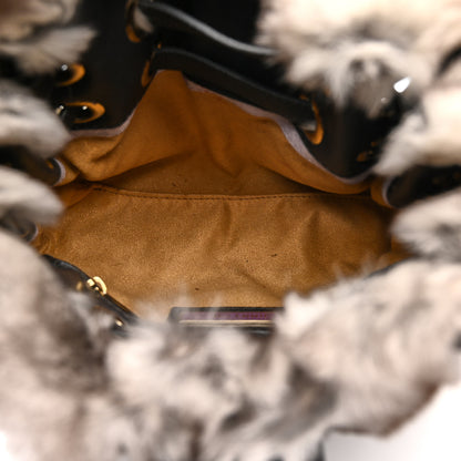 Jimmy Choo Chinchilla Fur Ramona White Grey 5 of 11