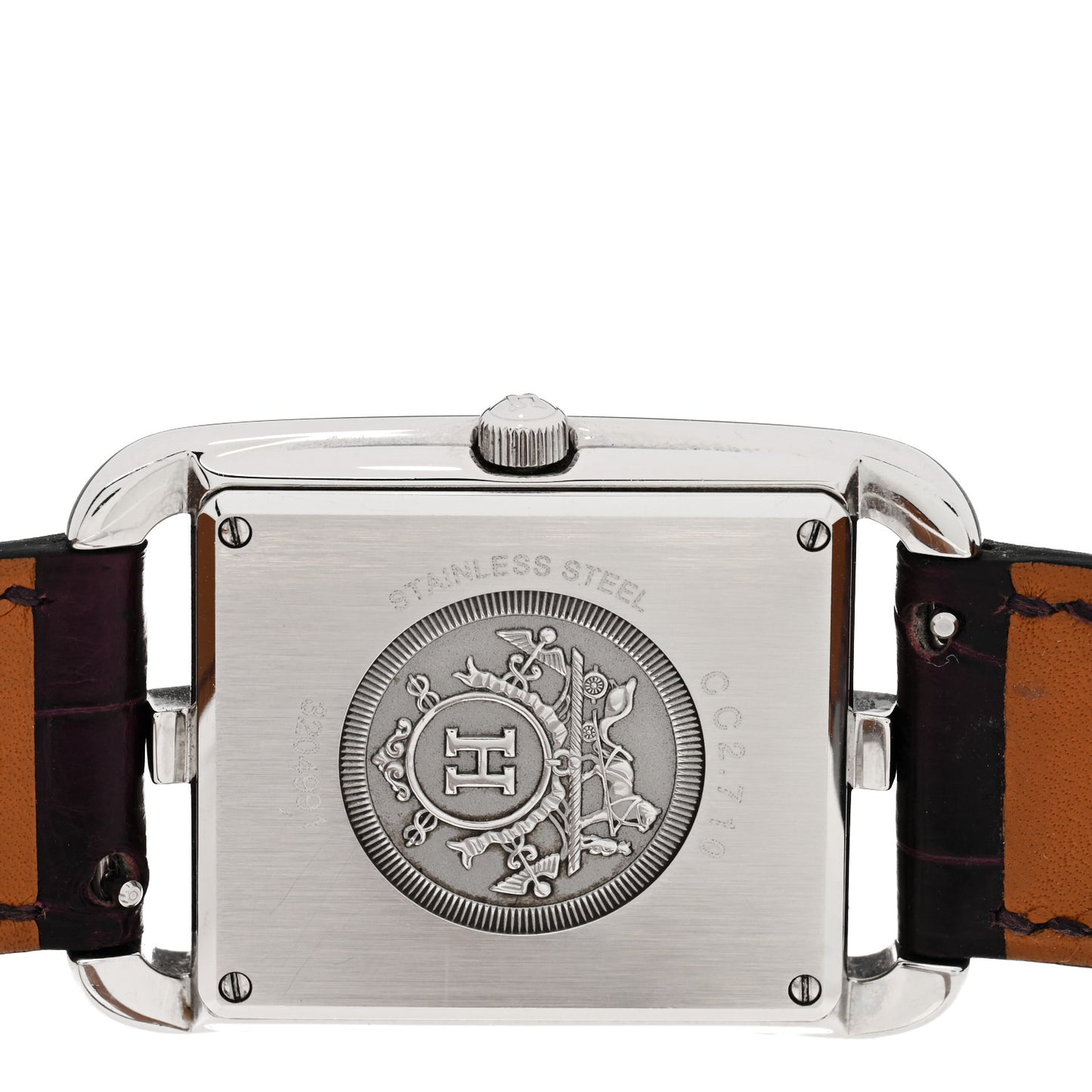 Stainless Steel Alligator 29mm Cape Cod Quartz Watch Havane