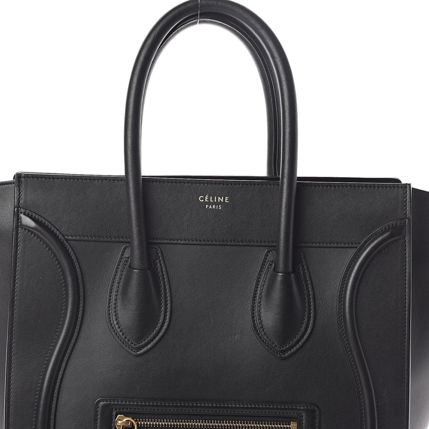 Smooth Calfskin Mini Luggage Black