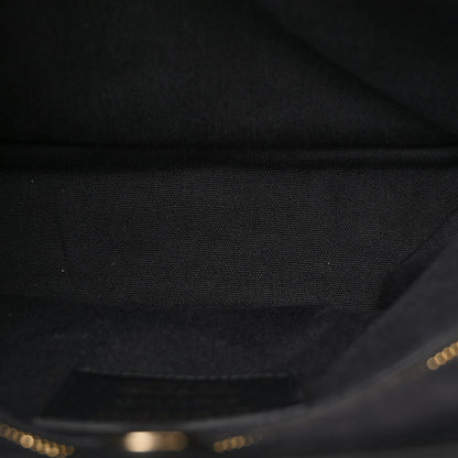 Burberry Derby Calfskin House Check Medium Banner Tote Black 6 of 11