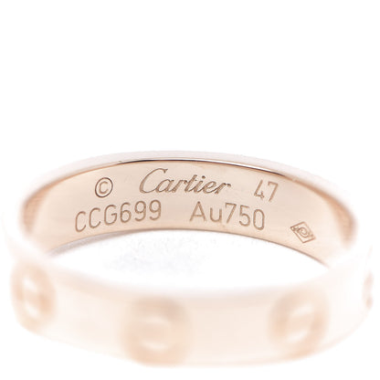 Cartier 18K Pink Gold 3.5mm LOVE Wedding Band Ring 47 4 4 of 4