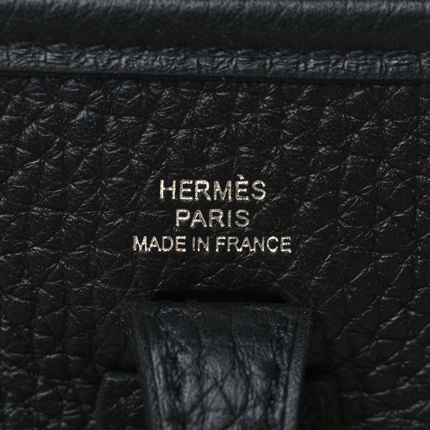 Hermes Taurillon Clemence Evelyne TPM Black 6 of 11