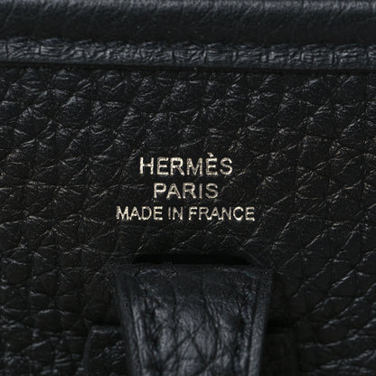 Hermes Taurillon Clemence Evelyne TPM Black 6 of 11