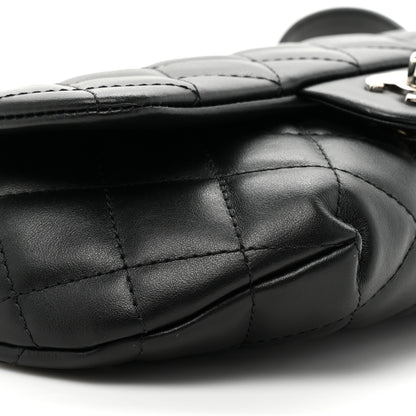 Chanel Calfskin Quilted CC Uniform Flap Belt Bag Black 9 of 9