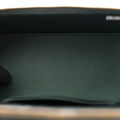 Chanel Iridescent Lambskin Quilted Small Top Handle Vanity Case With Chain Green 5 of 11