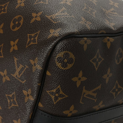 Louis Vuitton Monogram Macassar Keepall Bandouliere 45 9 of 12