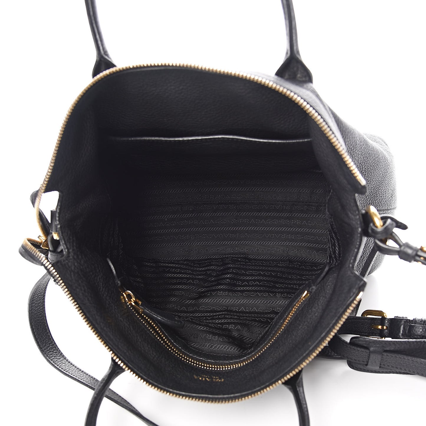 Vitello Daino Tote Black