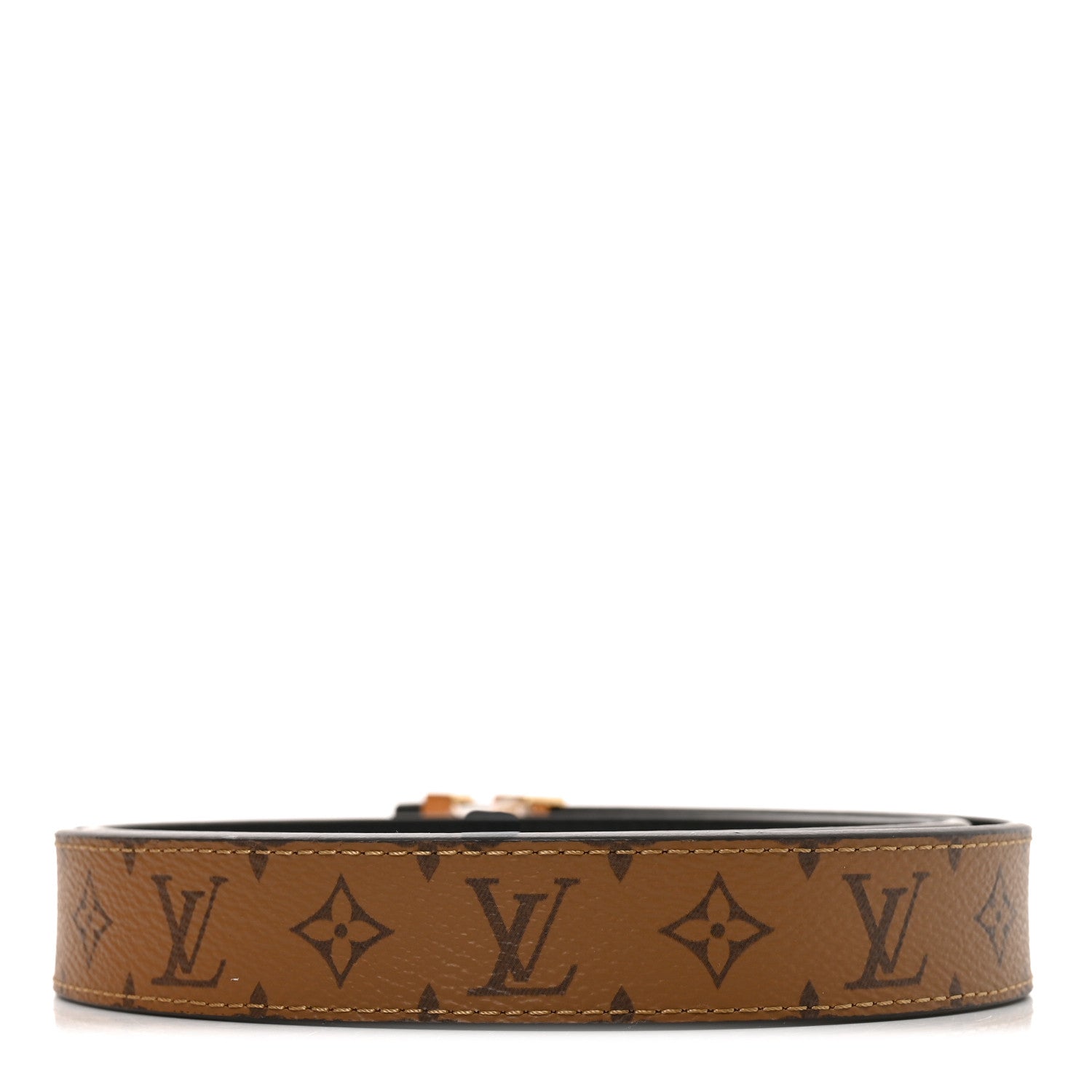 Louis Vuitton Reverse Monogram 35mm LV Initiales Reversible Belt 90 36 Black 2 of 6