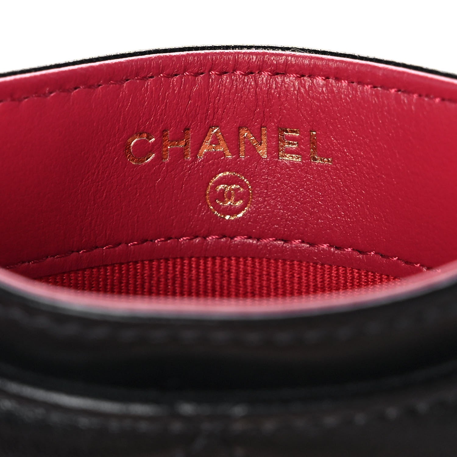 Chanel Lambskin Quilted Chanel 19 Card Holder Black 6 of 8