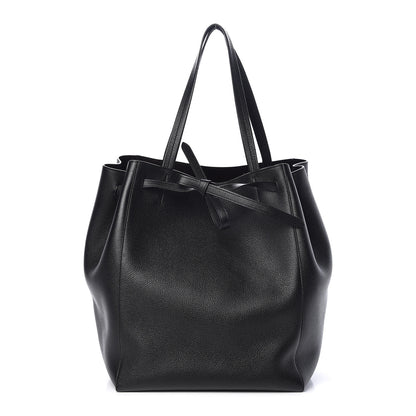 Celine Soft Grained Calfskin Medium Belt Cabas Phantom Black 1 of 12