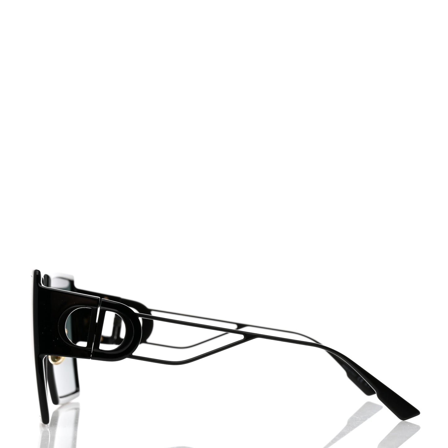 Square 30 Montaigne Sunglasses Black