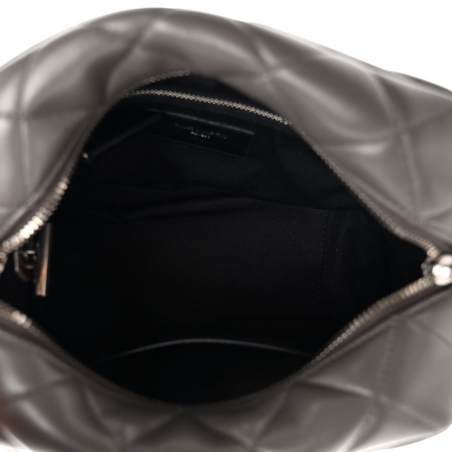 Calfskin Y Quilted Monogram Small Loulou Bowling Bag Earth