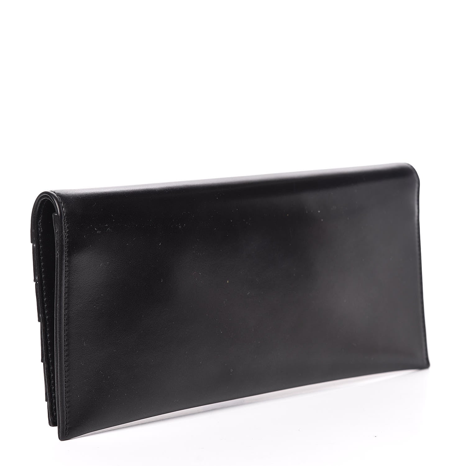 Saint Laurent Calfskin Monogram Smoking Clutch Black 3 of 10