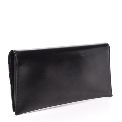 Saint Laurent Calfskin Monogram Smoking Clutch Black 3 of 10