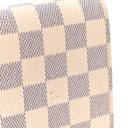 Louis Vuitton Damier Azur Emilie Wallet Rose Ballerine 9 of 10