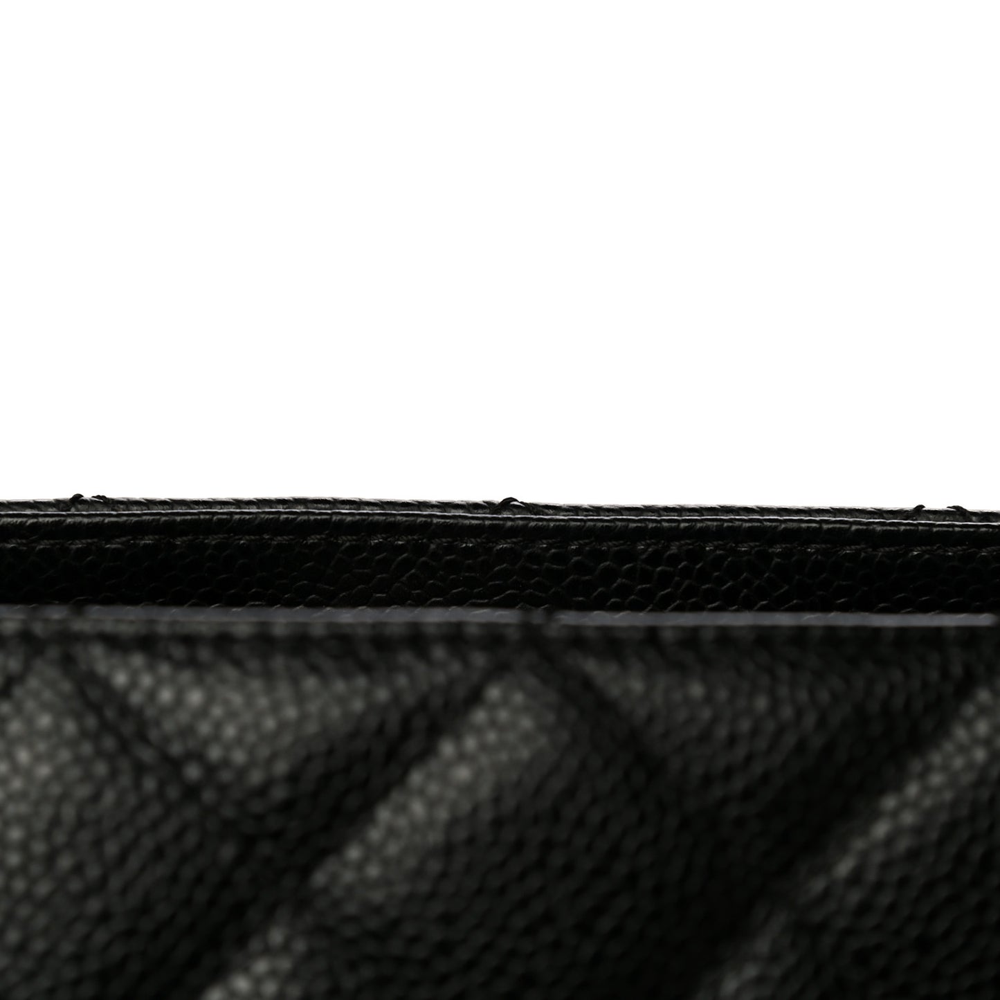 Caviar Quilted Petit Shopping Tote PST Black