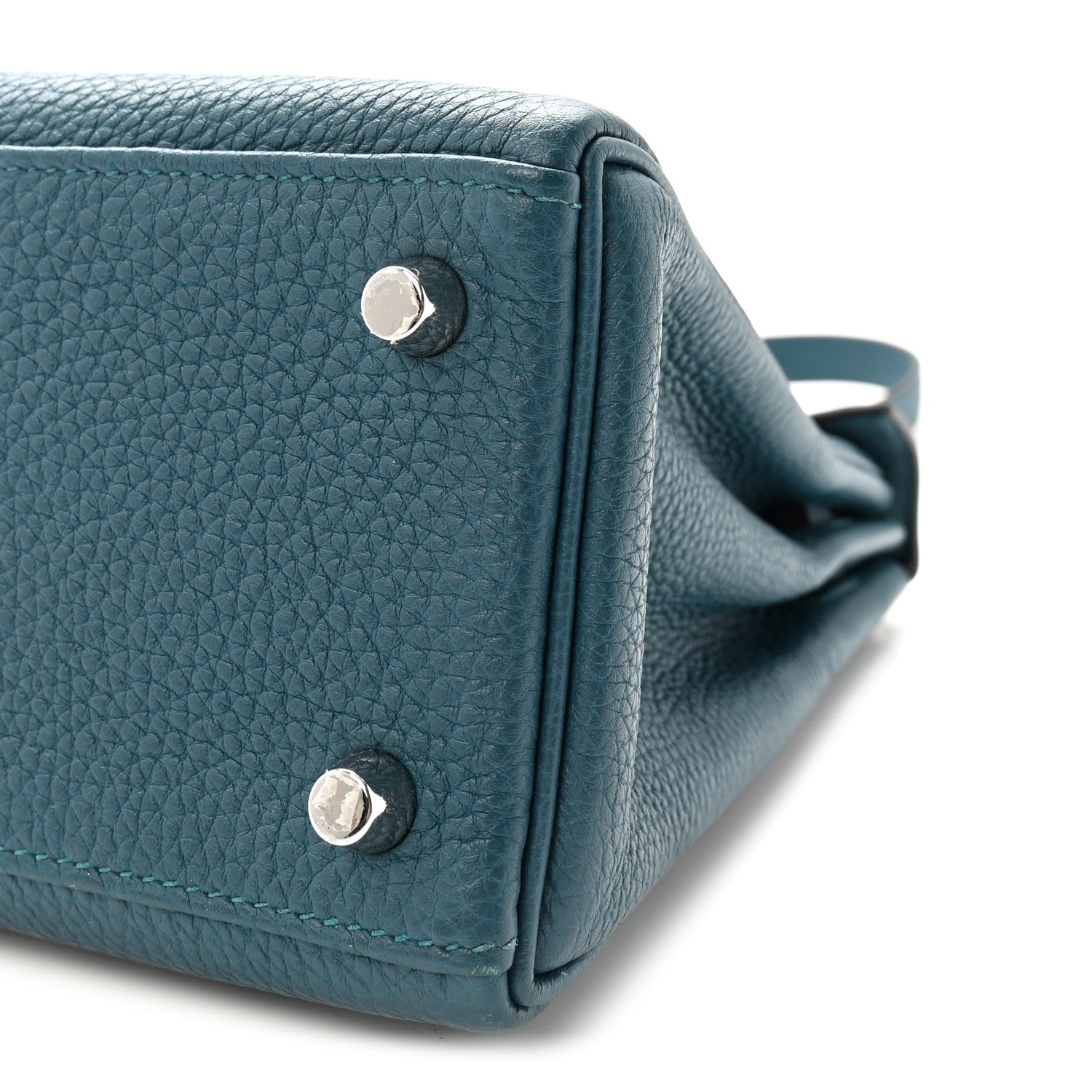 Hermes Togo Kelly Retourne 25  Vert Bosphore 10 of 10