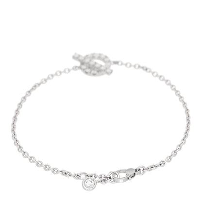 Hermes 18K White Gold Diamond Finesse Bracelet ST 2 of 3