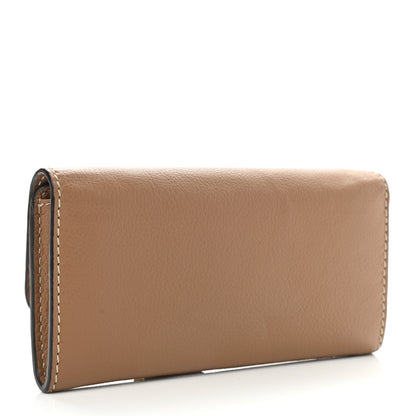 Chloe Calfskin Marcie Continental Flap Wallet Nut 3 of 8