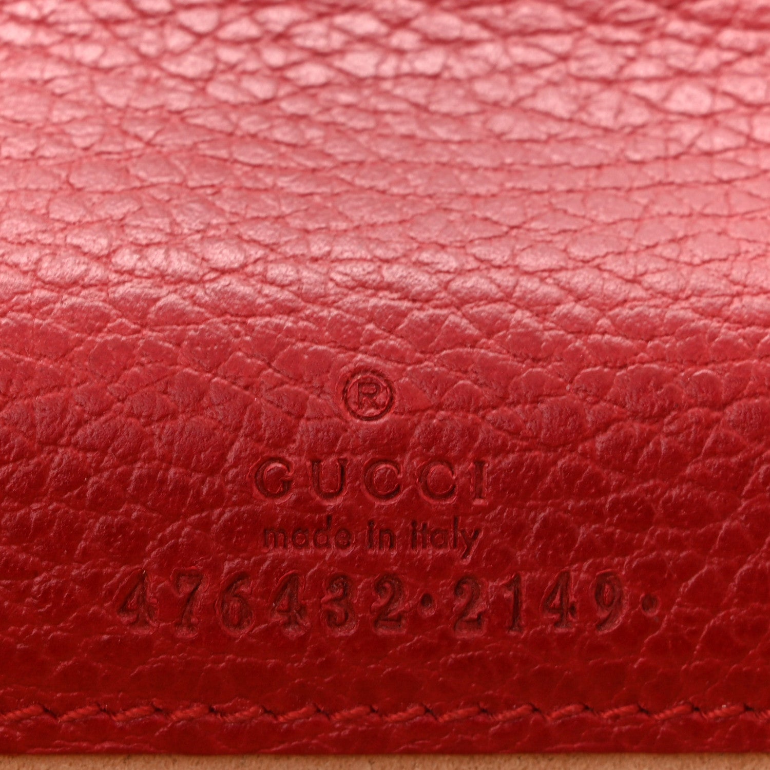Gucci Dollar Calfskin Swarovski Crystal Small Dionysus Shoulder Bag Hibiscus Red 6 of 9