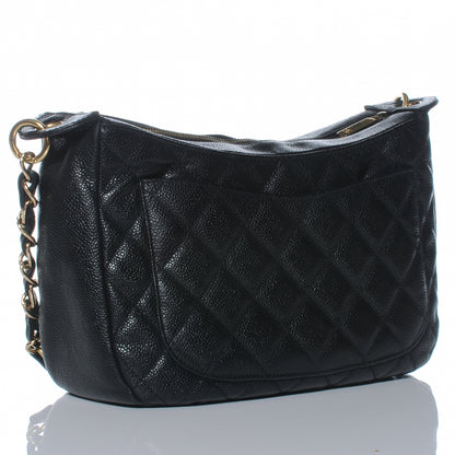Chanel Caviar Quilted Hobo Black 3 of 7