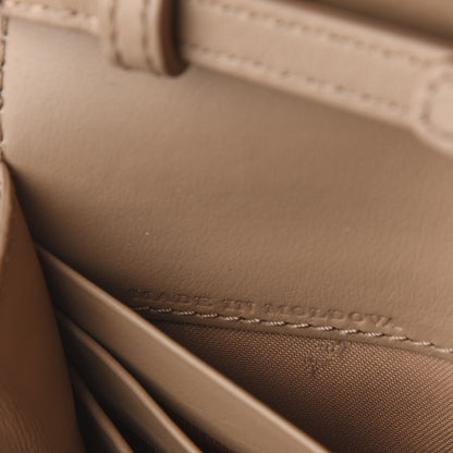 Burberry Haymarket Check Henley Wallet On Chain Mid Camel 9 of 11